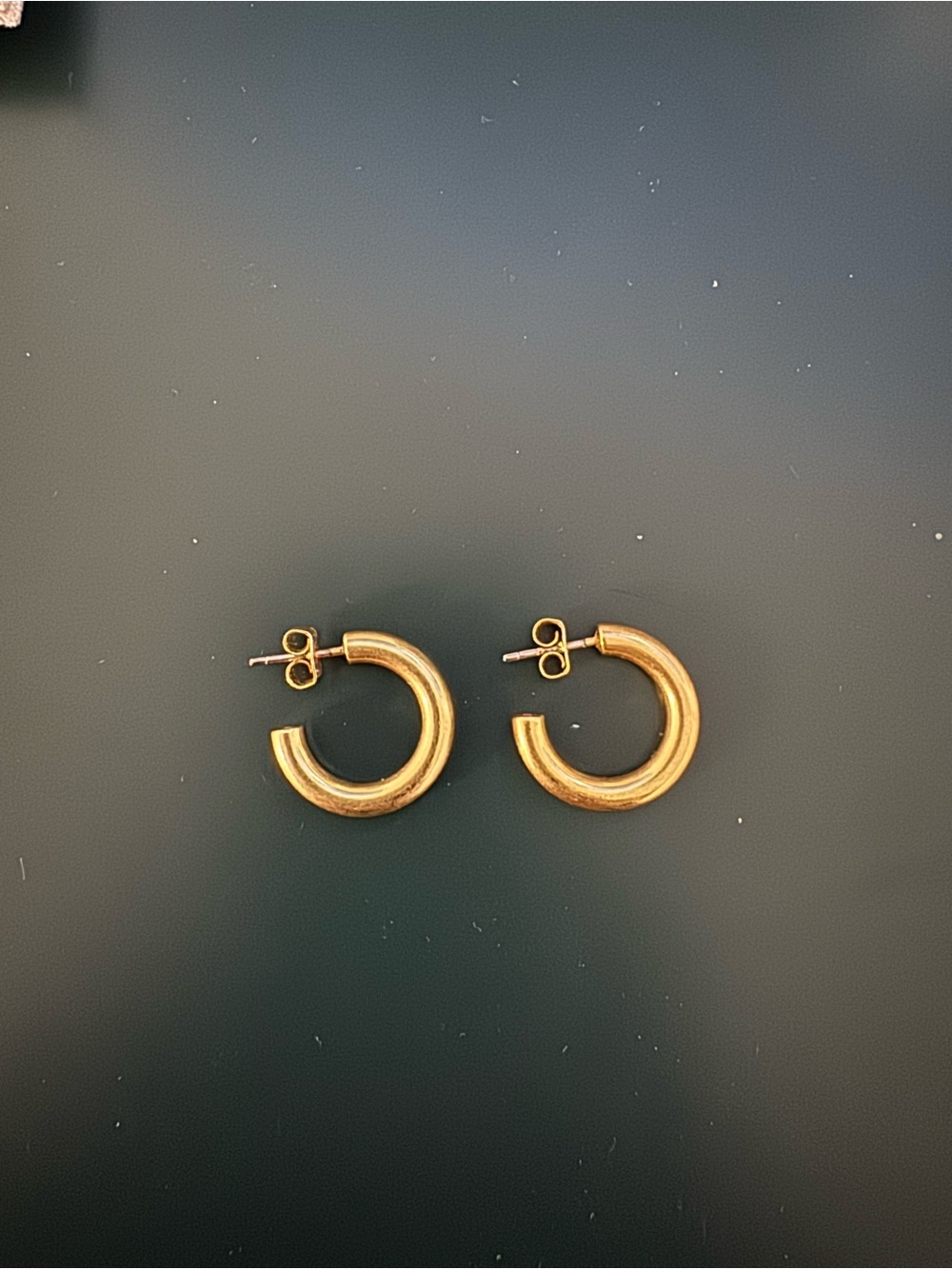 Gold Chunky Hoop Earrings